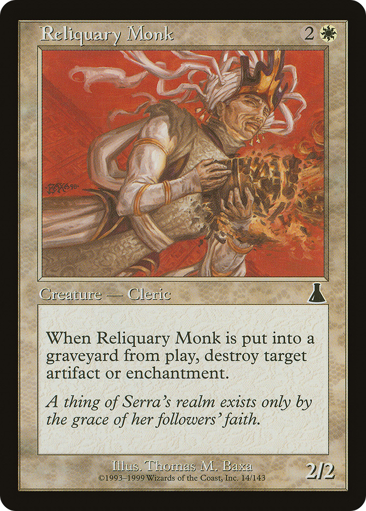 Reliquary Monk (UDS-014) - Urza's Destiny Foil