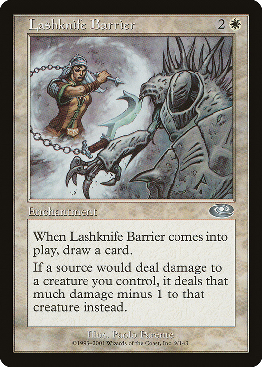 Lashknife Barrier (PLS-009) - Planeshift Foil