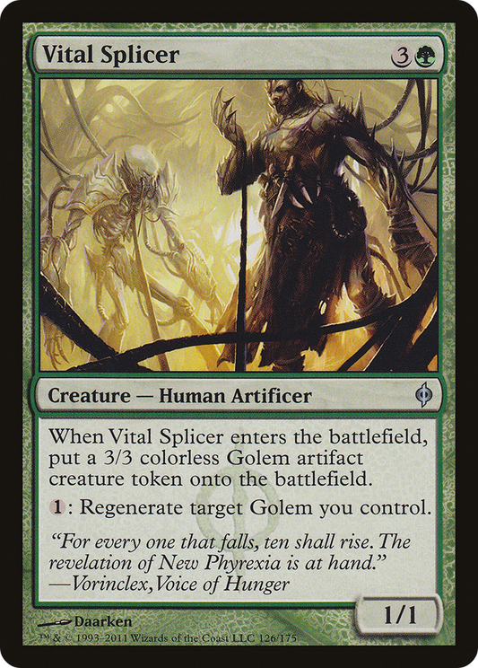 Vital Splicer (NPH-126) - New Phyrexia Foil