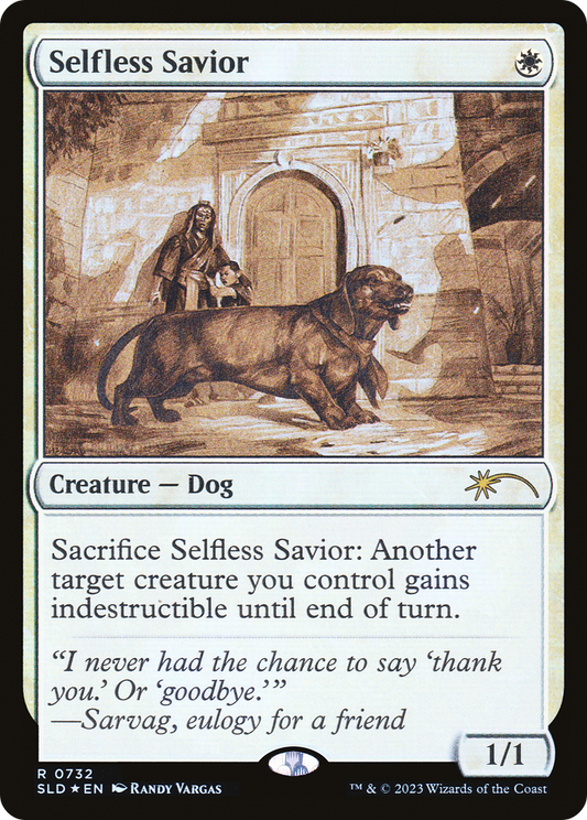 Selfless Savior (SLD-732) - Secret Lair Drop Foil
