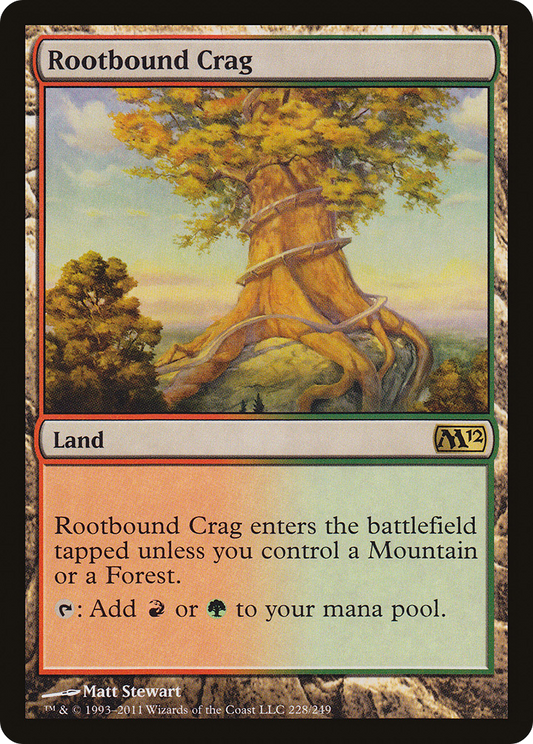 Rootbound Crag (M12-228) - Magic 2012 Foil