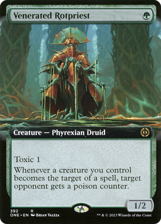 Venerated Rotpriest (ONE-392) - Phyrexia: All Will Be One: (Extended Art) Foil