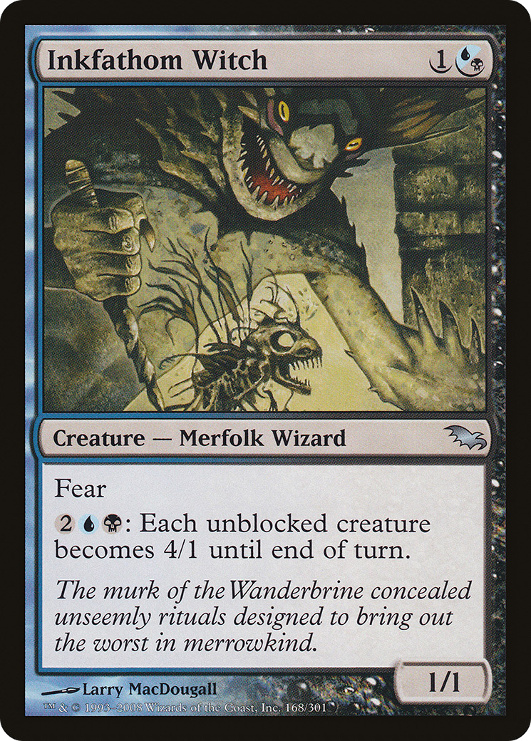 Inkfathom Witch (SHM-168) - Shadowmoor Foil
