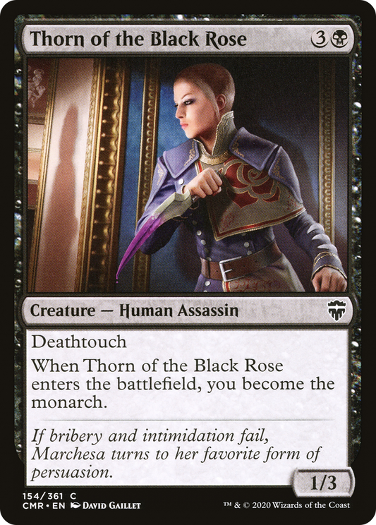 Thorn of the Black Rose (CMR-154) - Commander Legends Foil