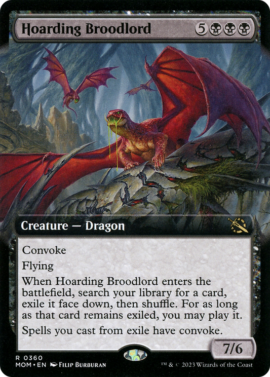 Hoarding Broodlord (MOM-360) - March of the Machine: (Extended Art) Foil