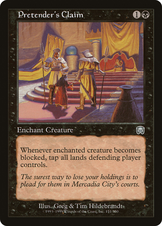 Pretender's Claim (MMQ-151) - Mercadian Masques Foil