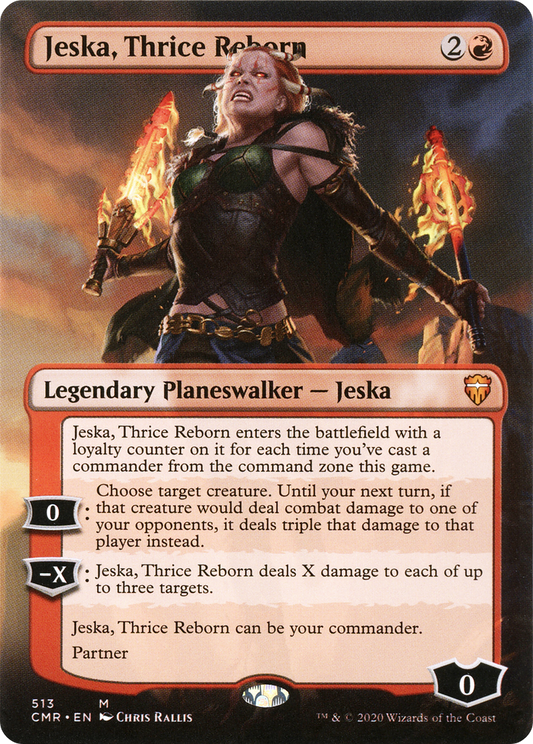 Jeska, Thrice Reborn (CMR-513) - Commander Legends (Borderless)