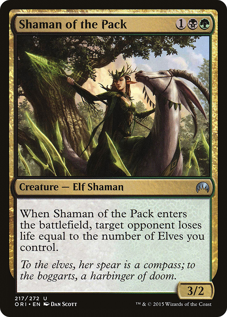 Shaman of the Pack (ORI-217) - Magic Origins Foil