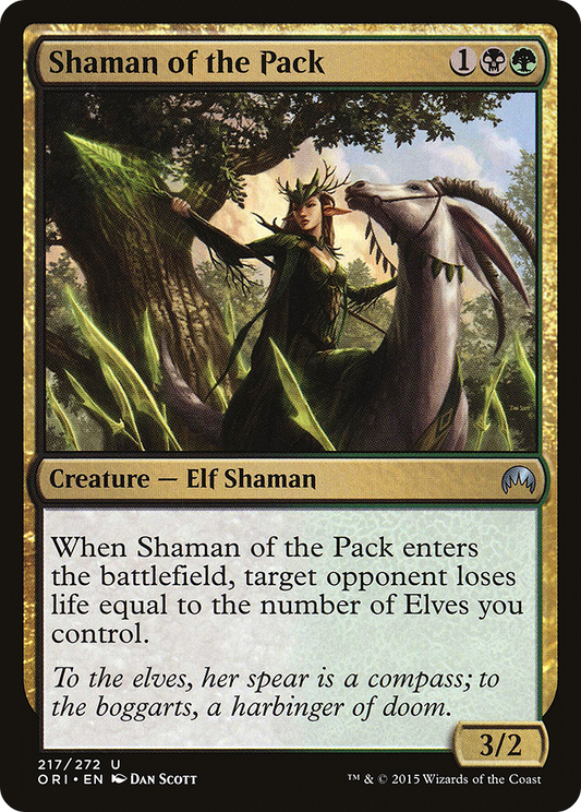 Shaman of the Pack (ORI-217) - Magic Origins Foil