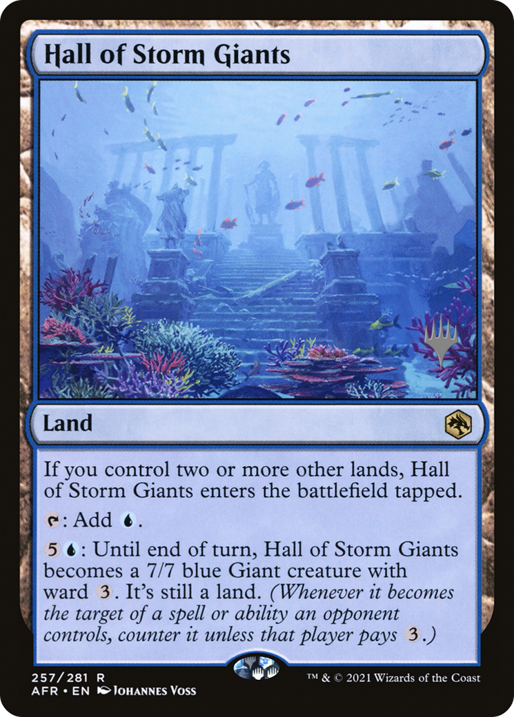 Hall of Storm Giants (PPAFR-257) - Adventures in the Forgotten Realms Promos Foil