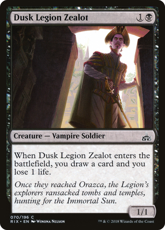 Dusk Legion Zealot (RIX-070) - Rivals of Ixalan Foil