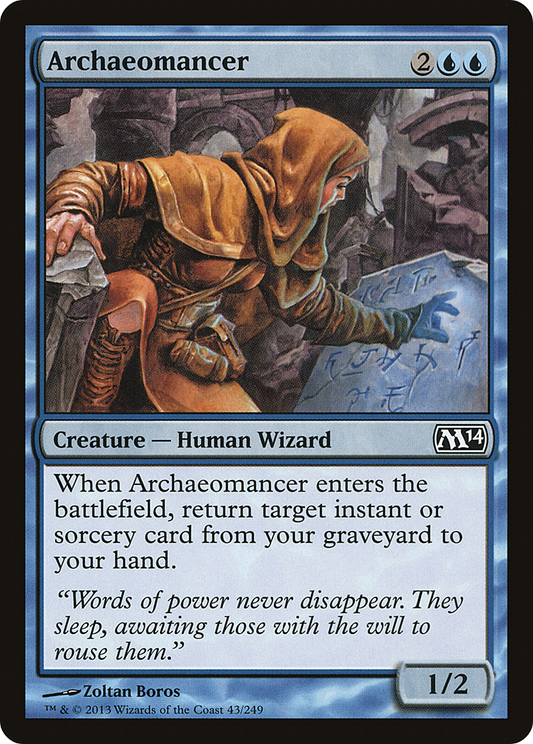 Archaeomancer (M14-043) - Magic 2014 Foil