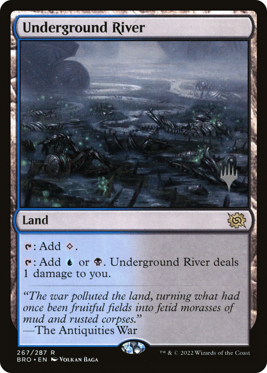 Underground River (PPBRO-267) - The Brothers' War Promos Foil