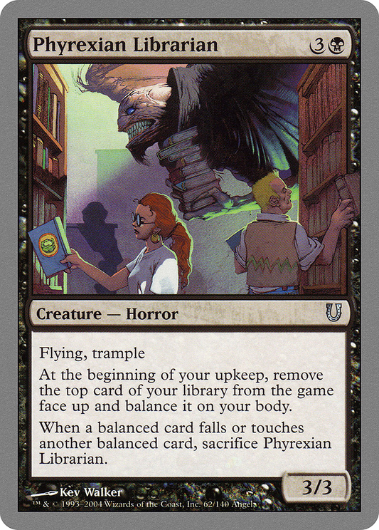 Phyrexian Librarian (UNH-062) - Unhinged Foil