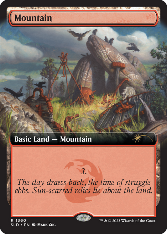Mountain (SLD-1360) - Secret Lair Drop: (Extended Art) Foil
