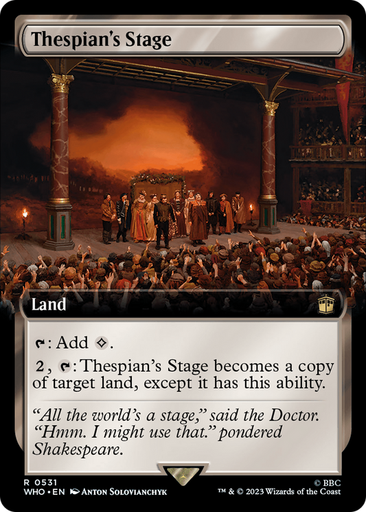 Thespian's Stage (WHO-531) - Doctor Who: (Extended Art)