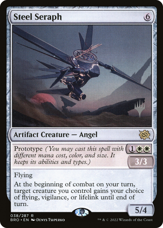 Steel Seraph (PPBRO-038) - The Brothers' War Promos Foil
