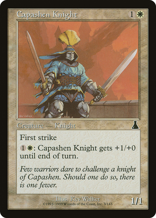 Capashen Knight (UDS-003) - Urza's Destiny Foil
