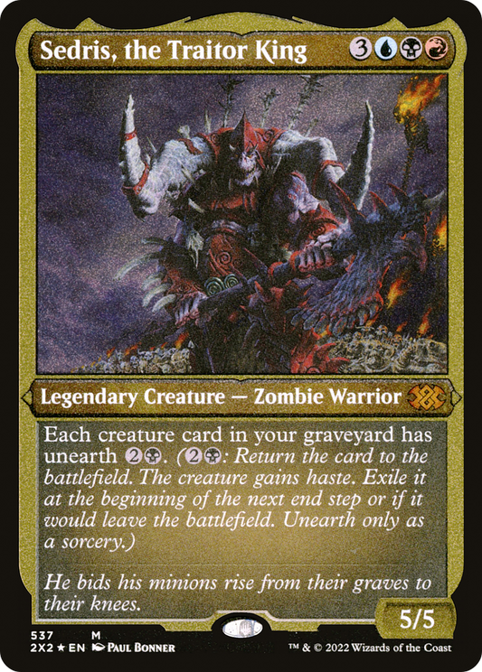 Sedris, the Traitor King (2X2-537) - Double Masters 2022 Foil