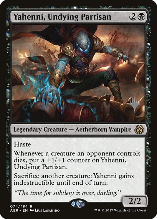 Yahenni, Undying Partisan (PPM21-74P) - Aether Revolt Promos Foil