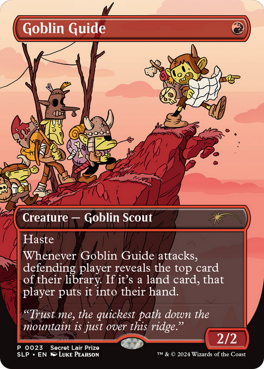 Goblin Guide (SLP-023) - Secret Lair Showdown (Borderless) Foil