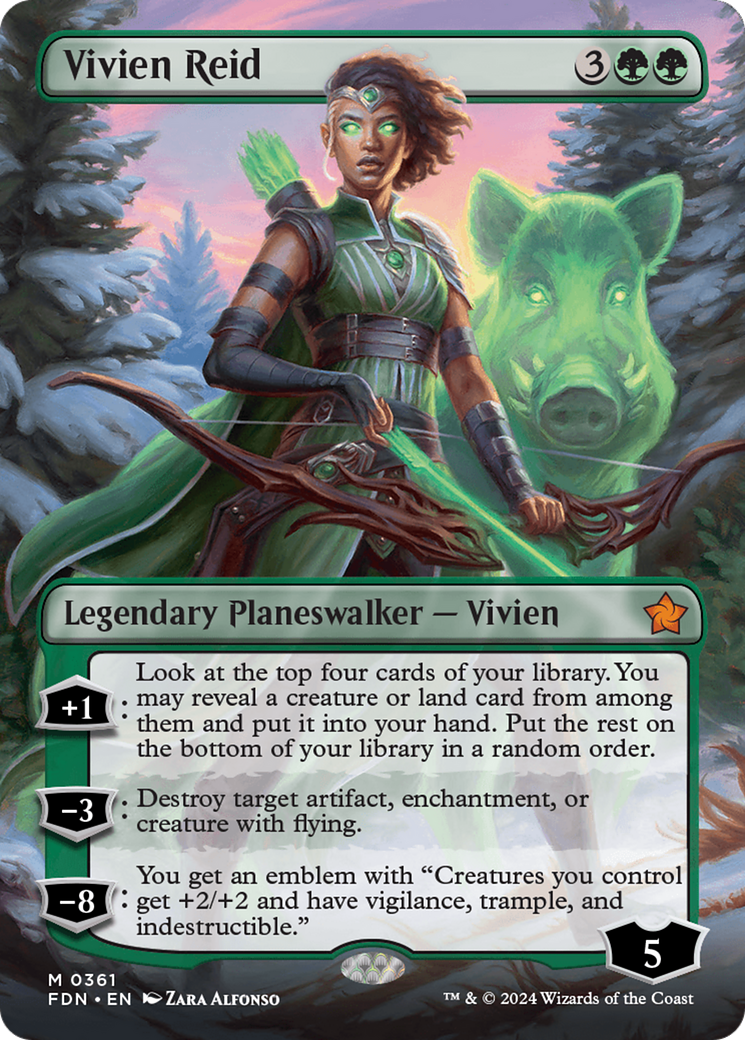 Vivien Reid (Borderless) (FDN-361) - Foundations (Borderless) Foil