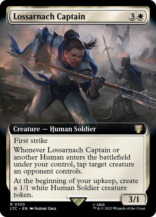 Lossarnach Captain (LTC-100) - Tales of Middle-earth Commander: (Extended Art)