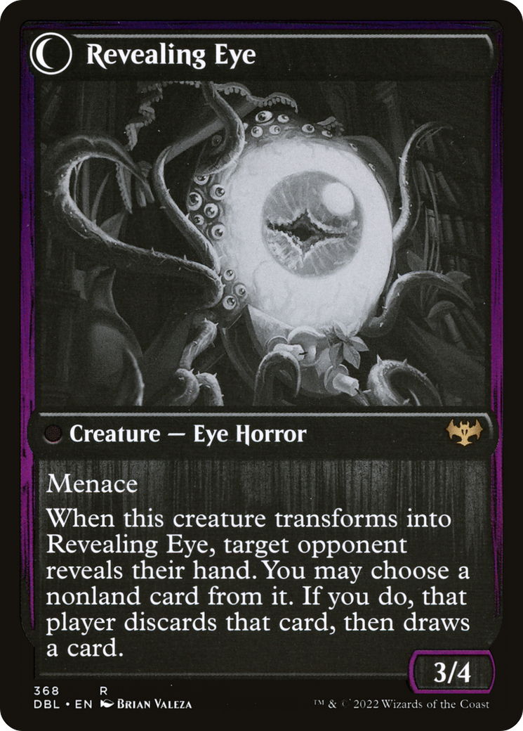 Concealing Curtains // Revealing Eye (DBL-368) - Innistrad: Double Feature: (Double Faced Transform) Foil