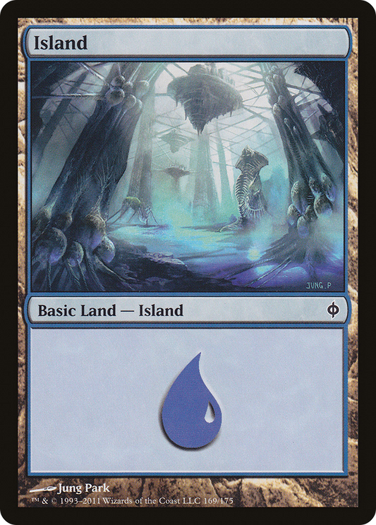 Island (NPH-169) - New Phyrexia Foil