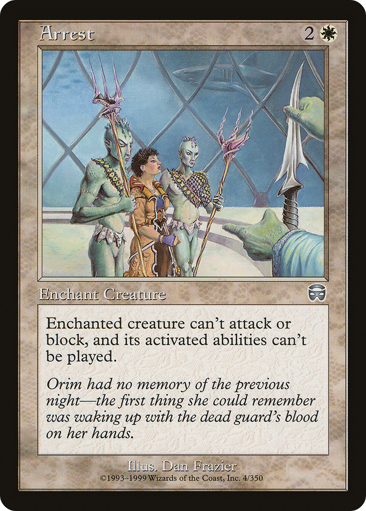 Arrest (MMQ-004) - Mercadian Masques Foil