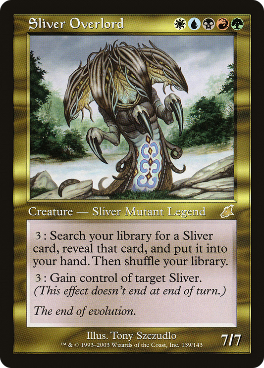 Sliver Overlord (SCG-139) - Scourge Foil