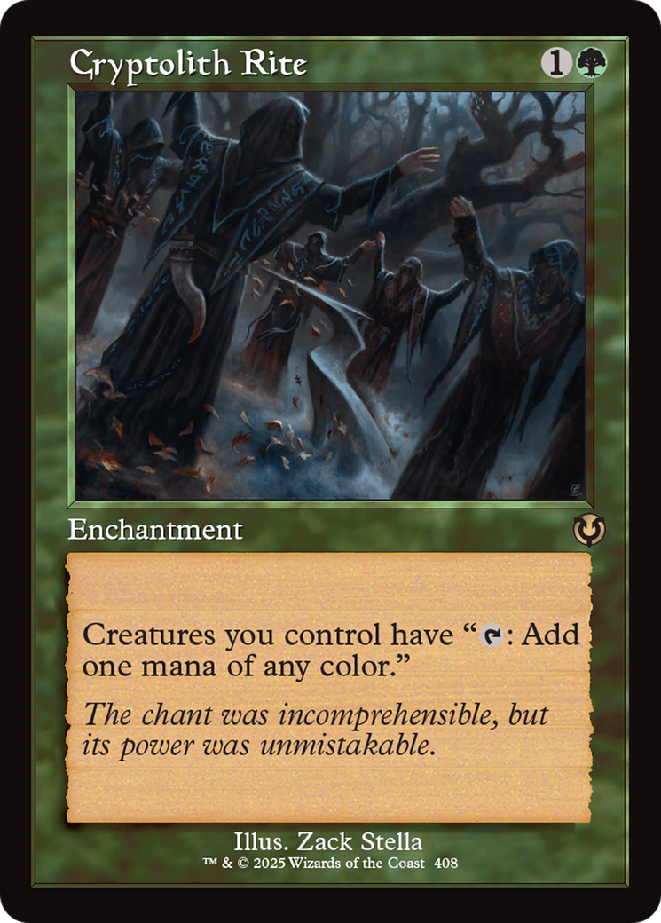 Cryptolith Rite (Retro Frame) (INR-408) - Innistrad Remastered: (enchantment) Foil