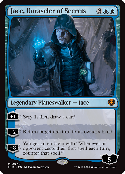 Jace, Unraveler of Secrets (INR-070) - Innistrad Remastered Foil
