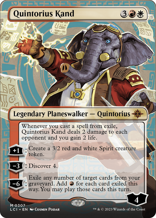Quintorius Kand (LCI-307) - The Lost Caverns of Ixalan (Borderless) Foil