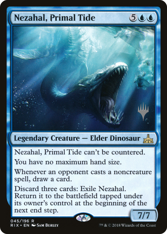 Nezahal, Primal Tide (PPM20-045) - Rivals of Ixalan Promos Foil