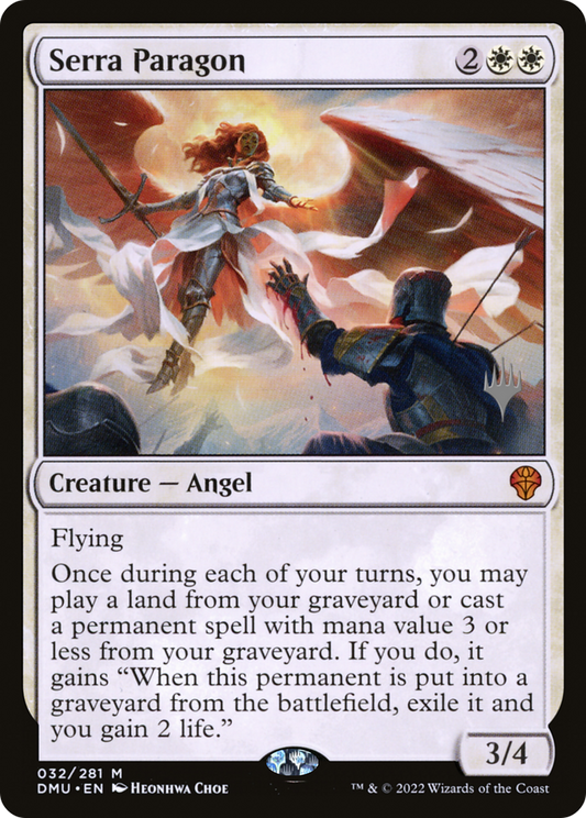 Serra Paragon (PPDMU-032) - Dominaria United Promos Foil