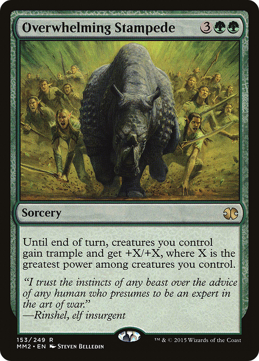 Overwhelming Stampede (MM2-153) - Modern Masters 2015