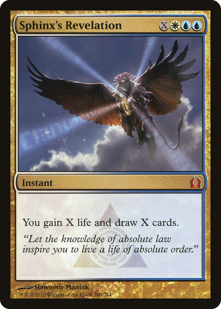Sphinx's Revelation (RTR-200) - Return to Ravnica Foil