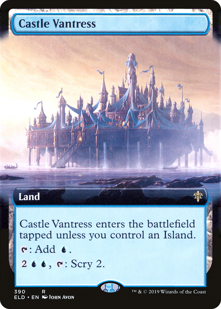 Castle Vantress (ELD-390) - Throne of Eldraine: (Extended Art)
