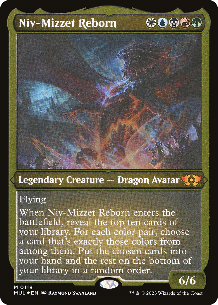 Niv-Mizzet Reborn (MUL-118) - Multiverse Legends Foil
