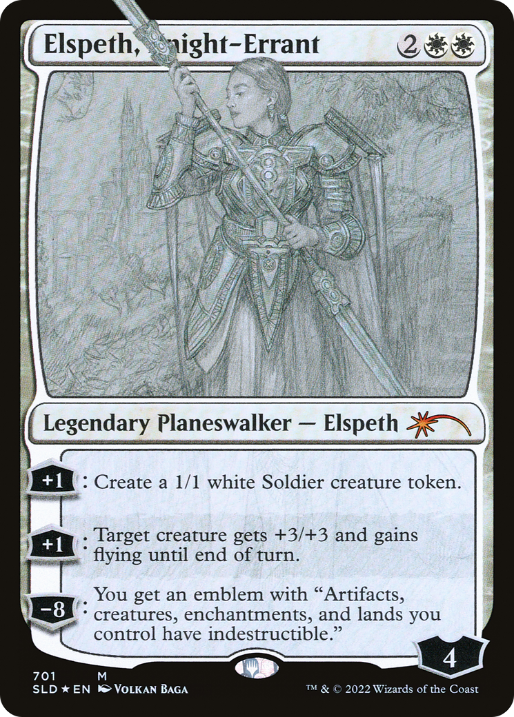 Elspeth, Knight-Errant (SLD-701) - Secret Lair Drop Foil