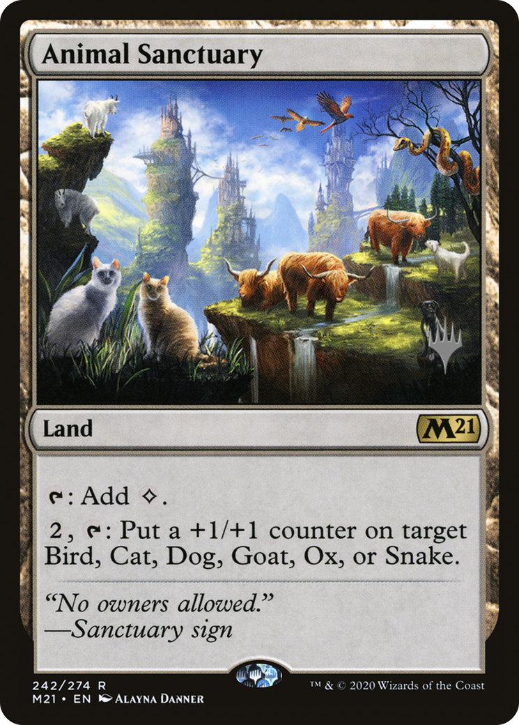 Animal Sanctuary (PPM21-242) - Core Set 2021 Promos Foil