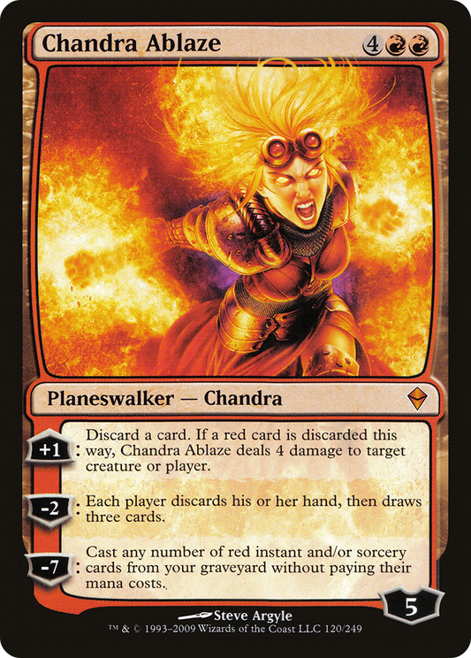Chandra Ablaze (ZEN-120) - Zendikar