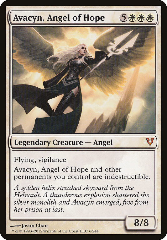 Avacyn, Angel of Hope (OVER-006) - Open the Helvault Foil