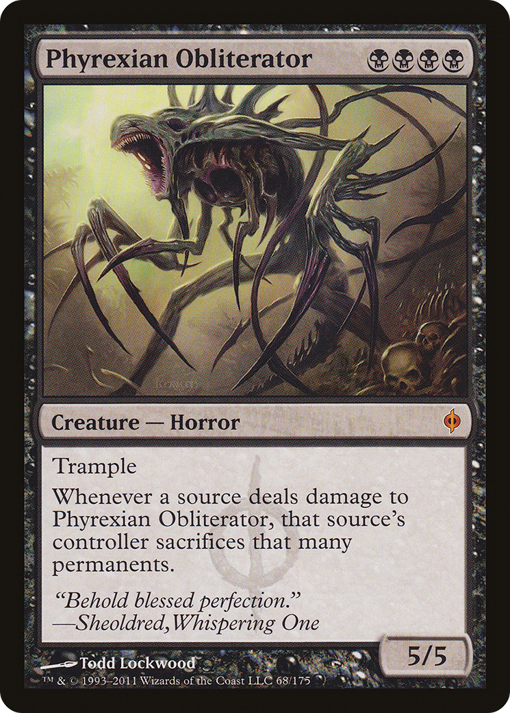 Phyrexian Obliterator (NPH-068) - New Phyrexia Foil