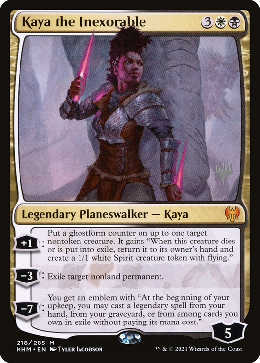 Kaya the Inexorable (PPKHM-218P) - Kaldheim Promos
