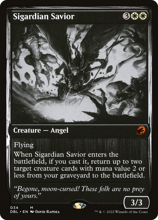 Sigardian Savior (DBL-034) - Innistrad: Double Feature Foil