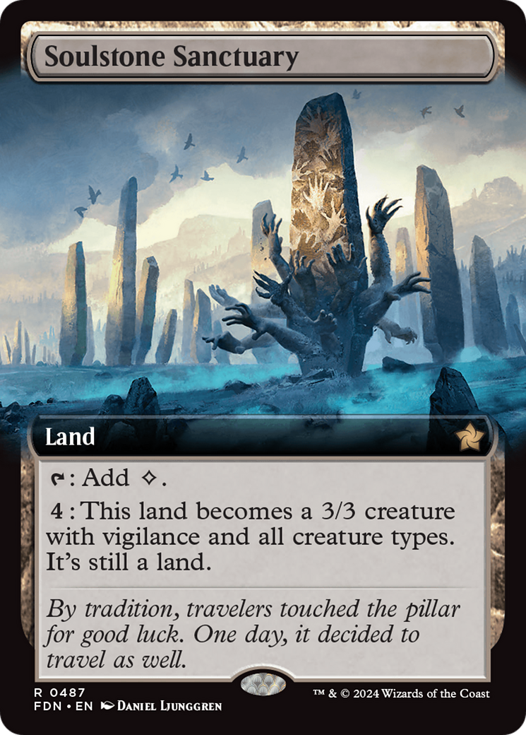 Soulstone Sanctuary (Extended Art) (FDN-487) - Foundations: (Extended Art) Foil