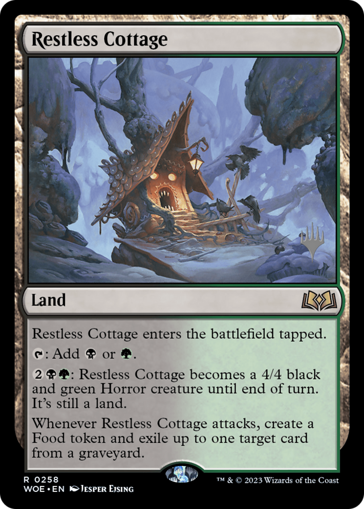 Restless Cottage (PPWOE-258P) - Wilds of Eldraine Promos Foil