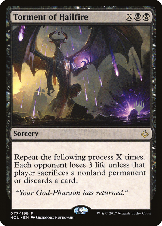 Torment of Hailfire (PPAFR-077) - Hour of Devastation Promos Foil